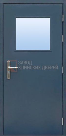 Техническая дверь c порошковым напылением и стеклом ДТХ-20 c порошковым напылением и стеклом ДТХ-20