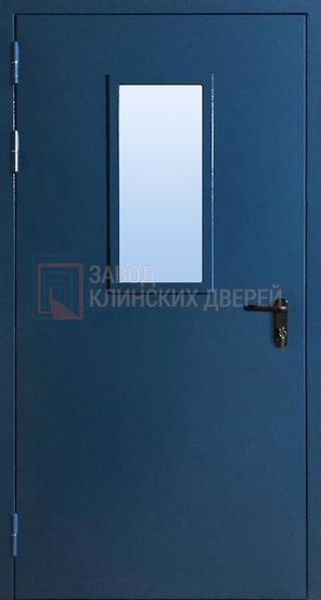 Противопожарная дверь с порошковым напылением со стеклопакетом с двух сторон ПРПЖ-1 с порошковым напылением со стеклопакетом с двух сторон ПРПЖ-1
