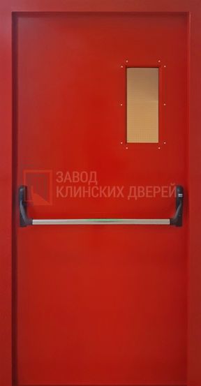 Противопожарная дверь с порошковым напылением со стеклопакетом ПРПЖ-26 с порошковым напылением со стеклопакетом ПРПЖ-26