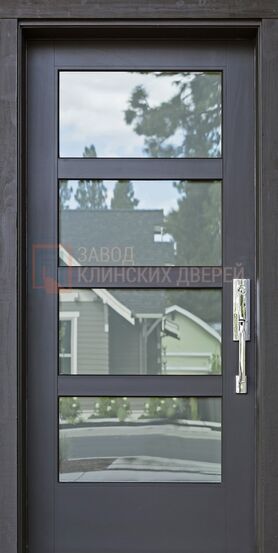 Входная дверь с МДФ со стеклом СТК-91 с МДФ со стеклом СТК-91