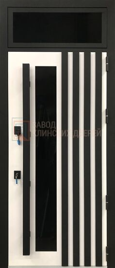 Входная дверь c порошковым напылением и стеклом УЛ-45 c порошковым напылением и стеклом УЛ-45