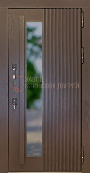 Входная дверь с виноритом и стеклом ВНР-151 с виноритом и стеклом ВНР-151